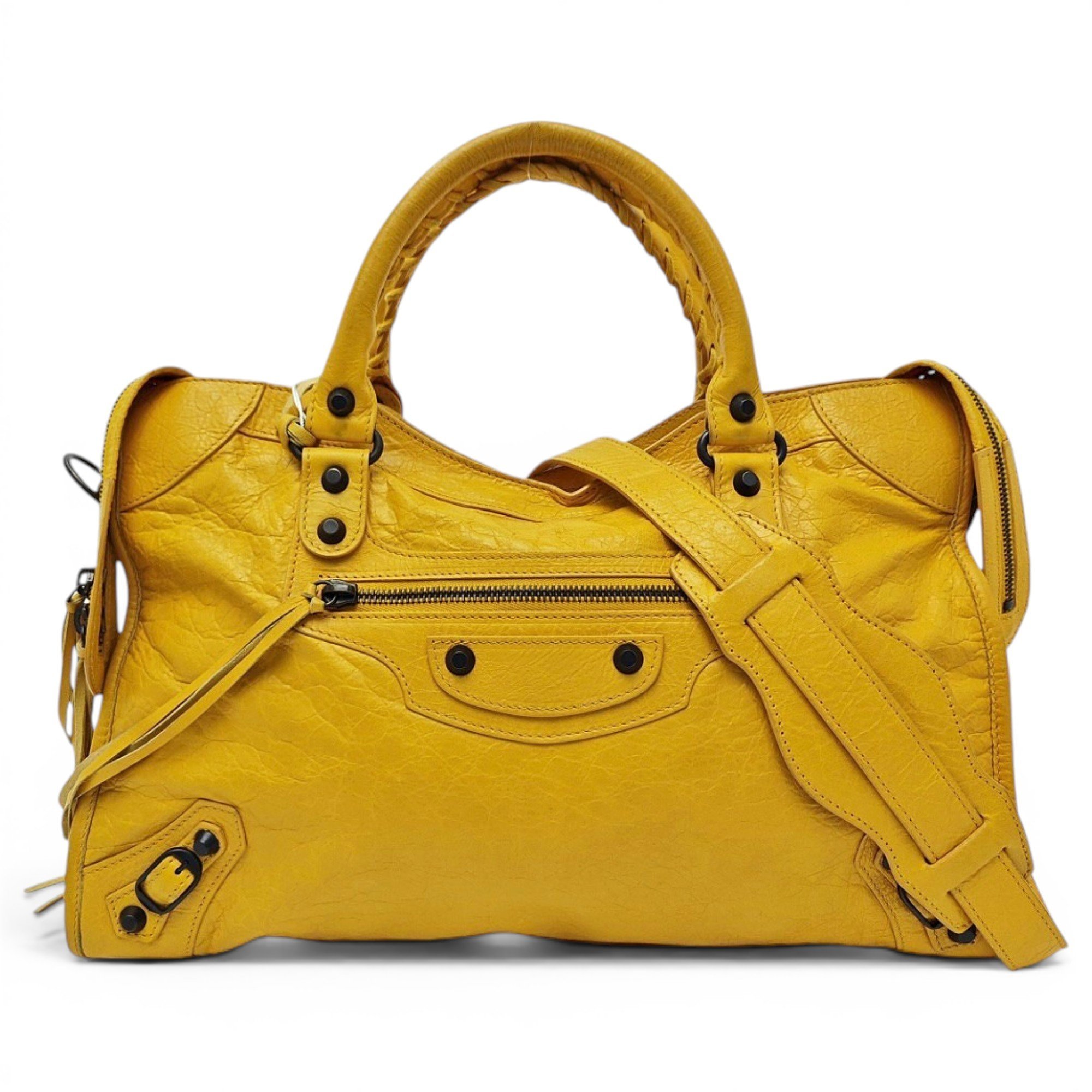 Leather handbag