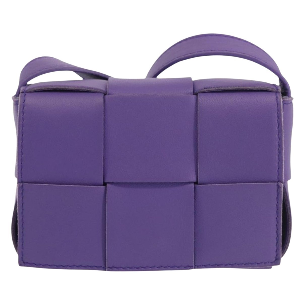 Cassette leather handbag