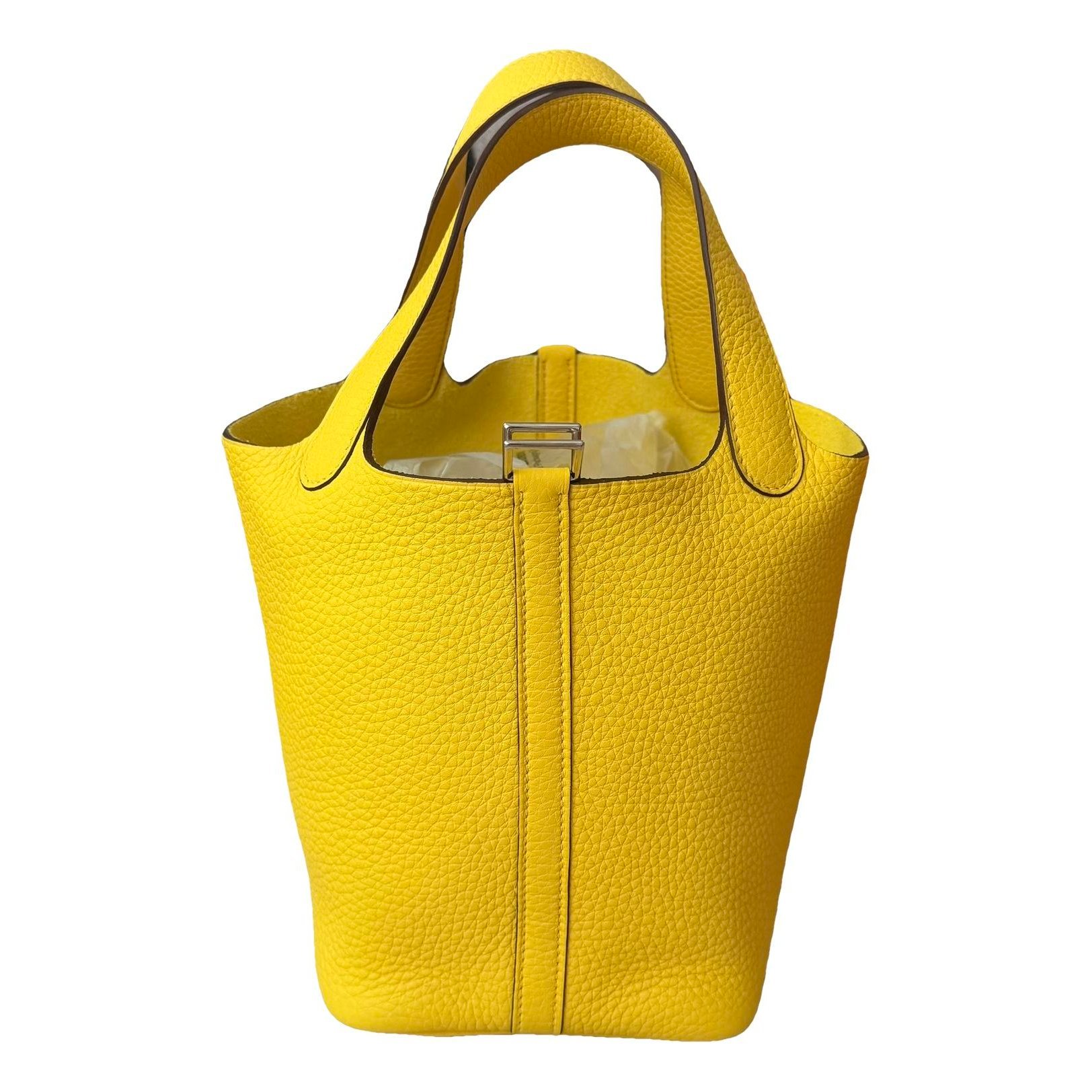 Picotin leather handbag