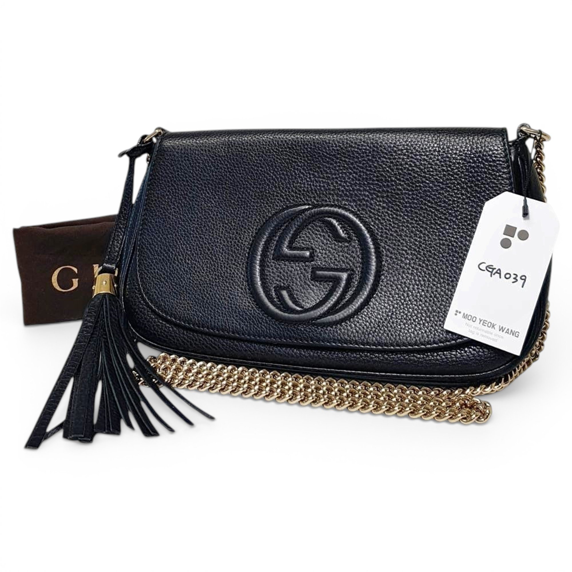 Leather handbag