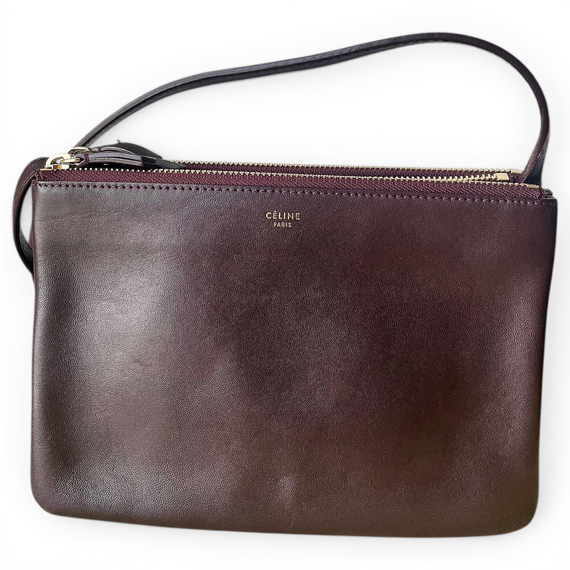 Trio leather crossbody bag