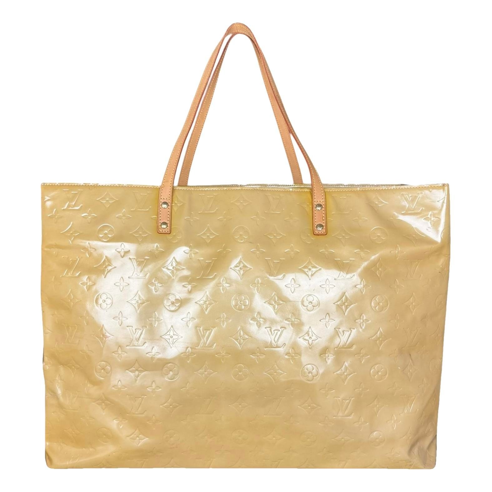 Reade patent leather handbag