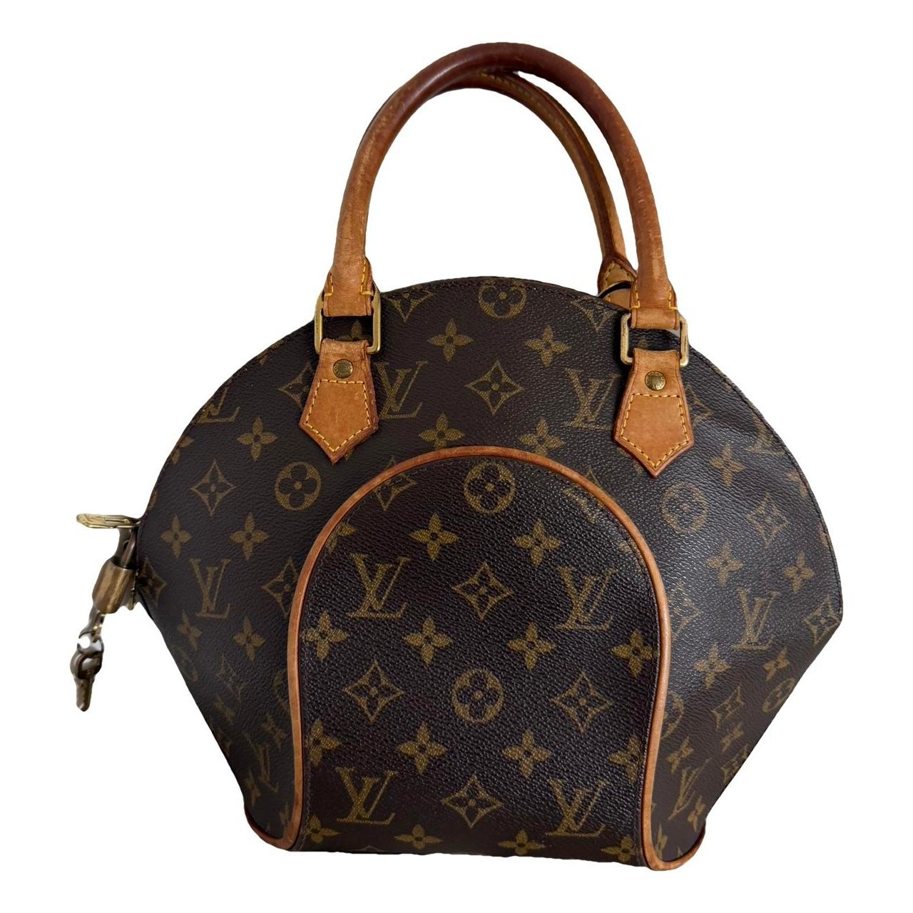 Ellipse cloth handbag