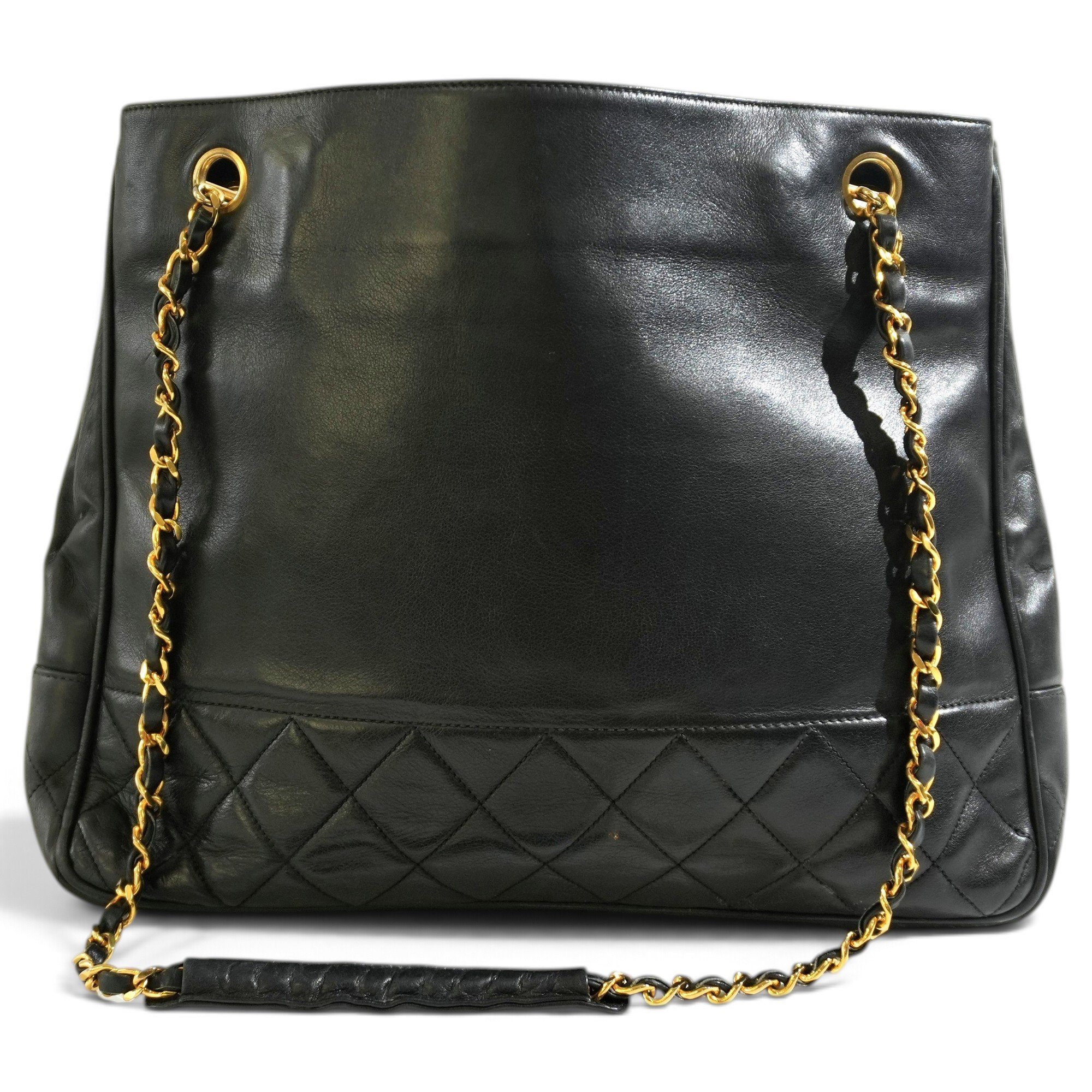 Leather tote