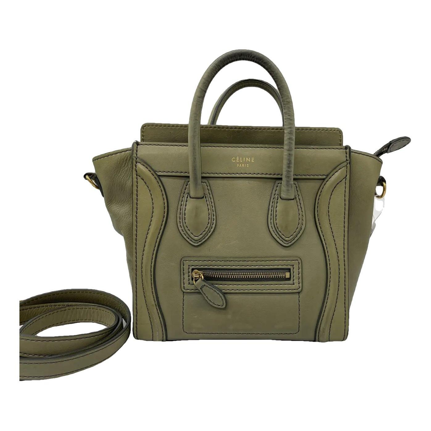 Nano Luggage leather handbag