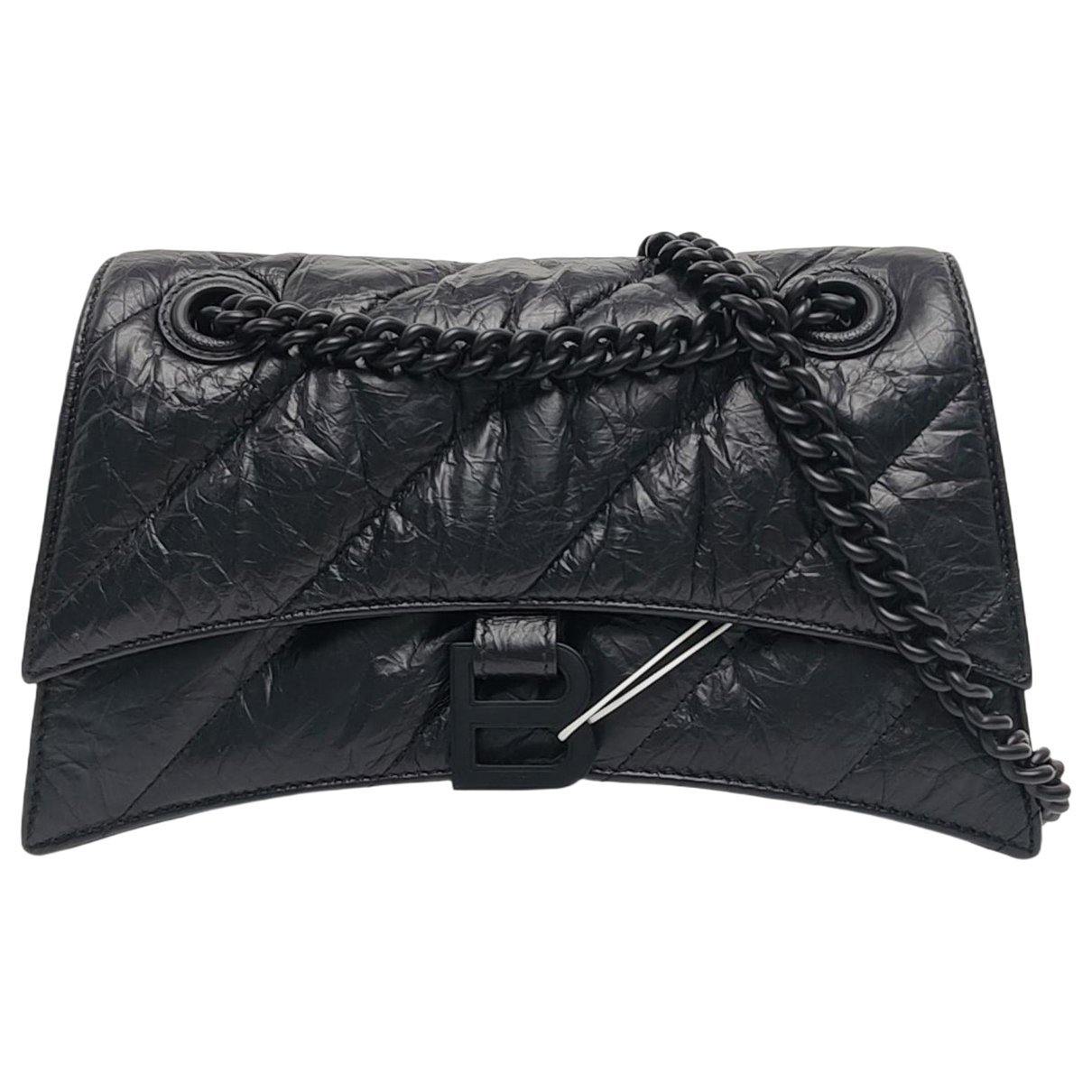 Crush leather crossbody bag