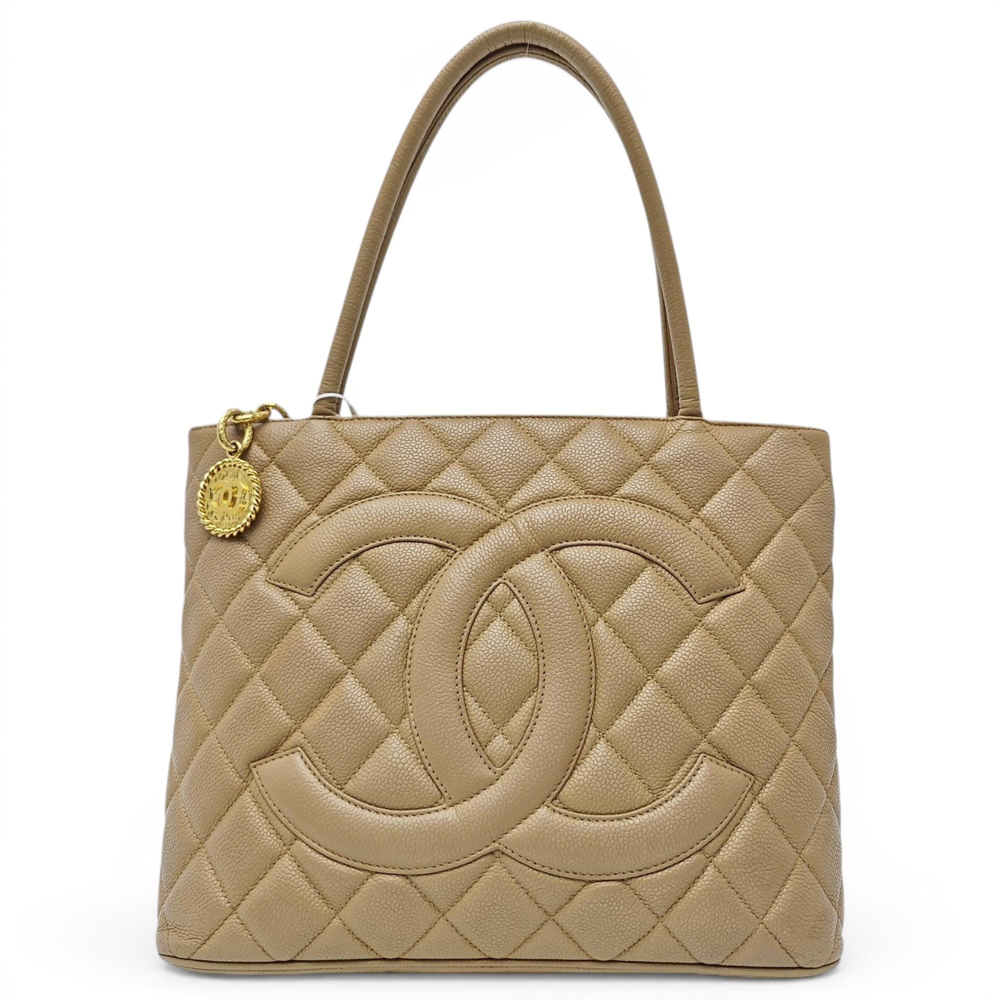 Grand shopping leather tote