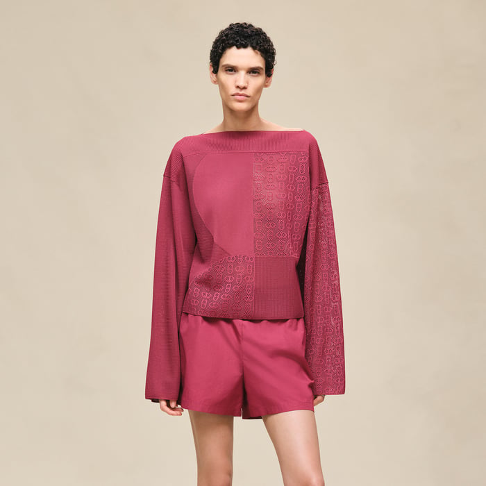 "Chaine d'Ancre" Long-sleeve Sweater