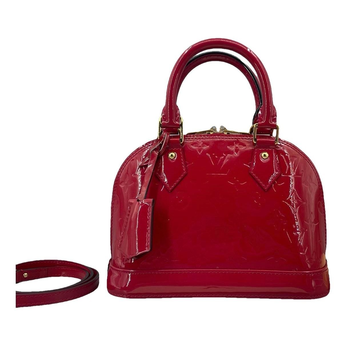 Alma BB patent leather handbag