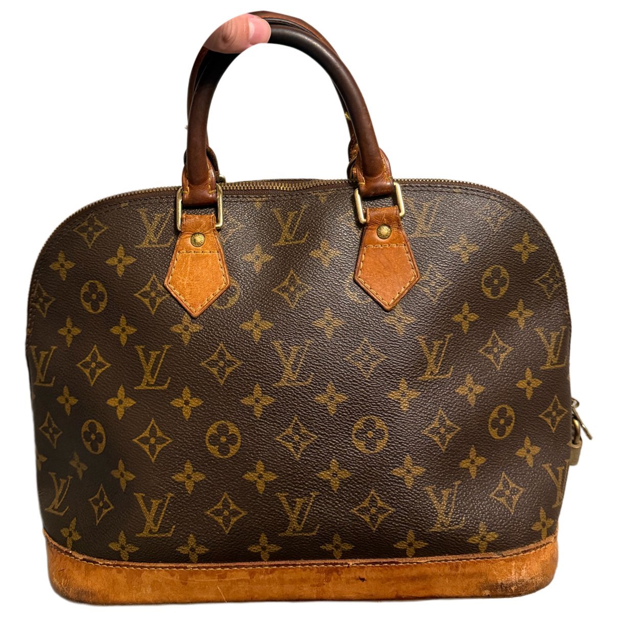 Alma leather handbag