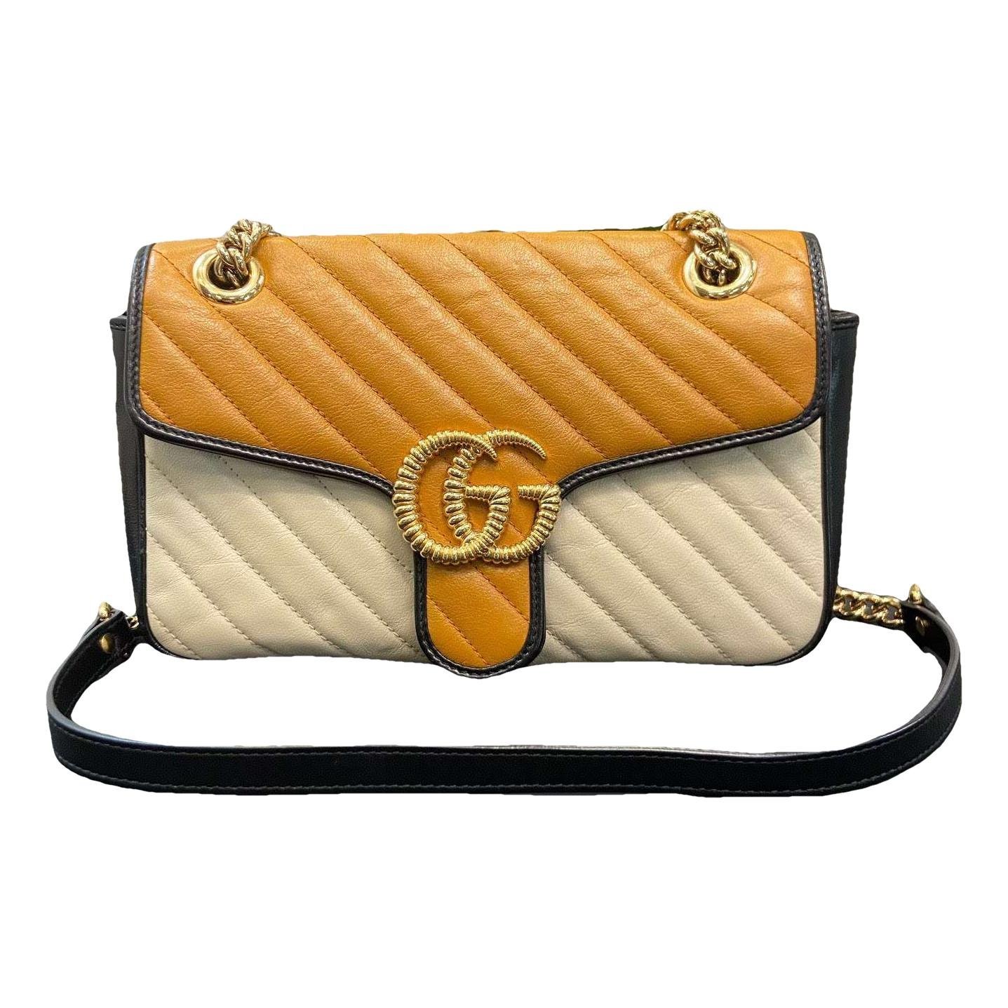 GG Marmont Flap leather handbag