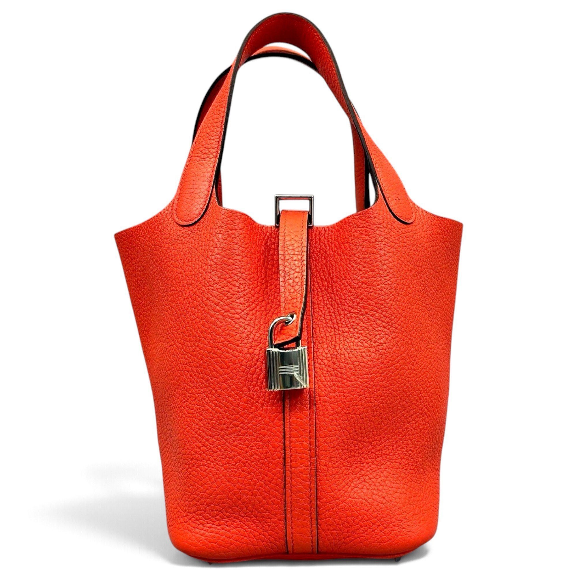Picotin leather handbag
