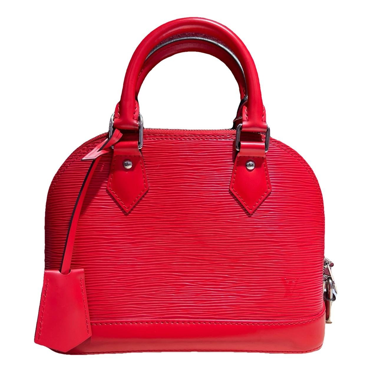 Louis Vuitton Alma BB leather handbag