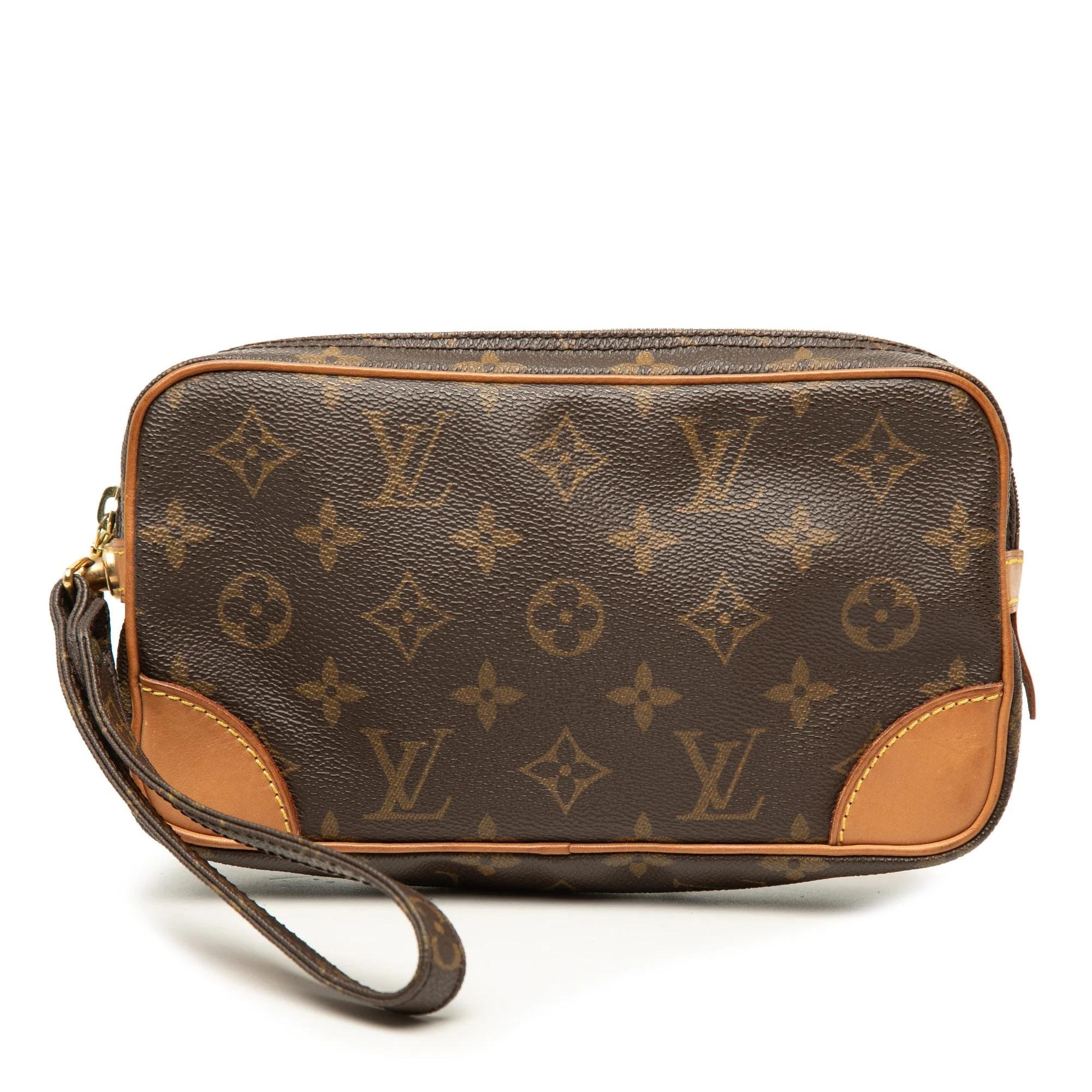 Marly Dragonne leather clutch bag
