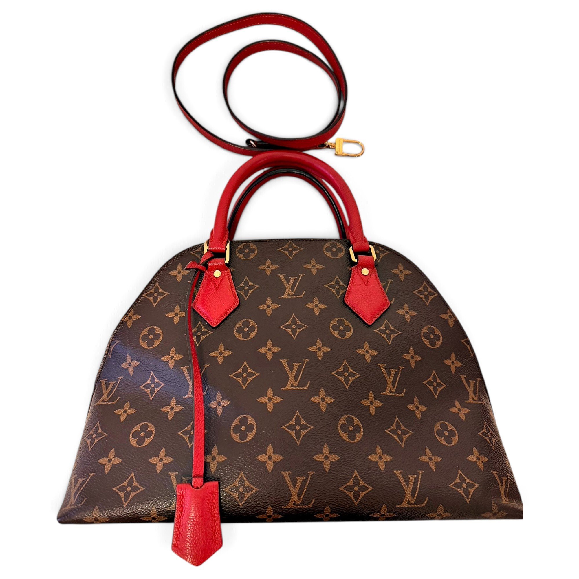 Louis Vuitton Alma cloth handbag
