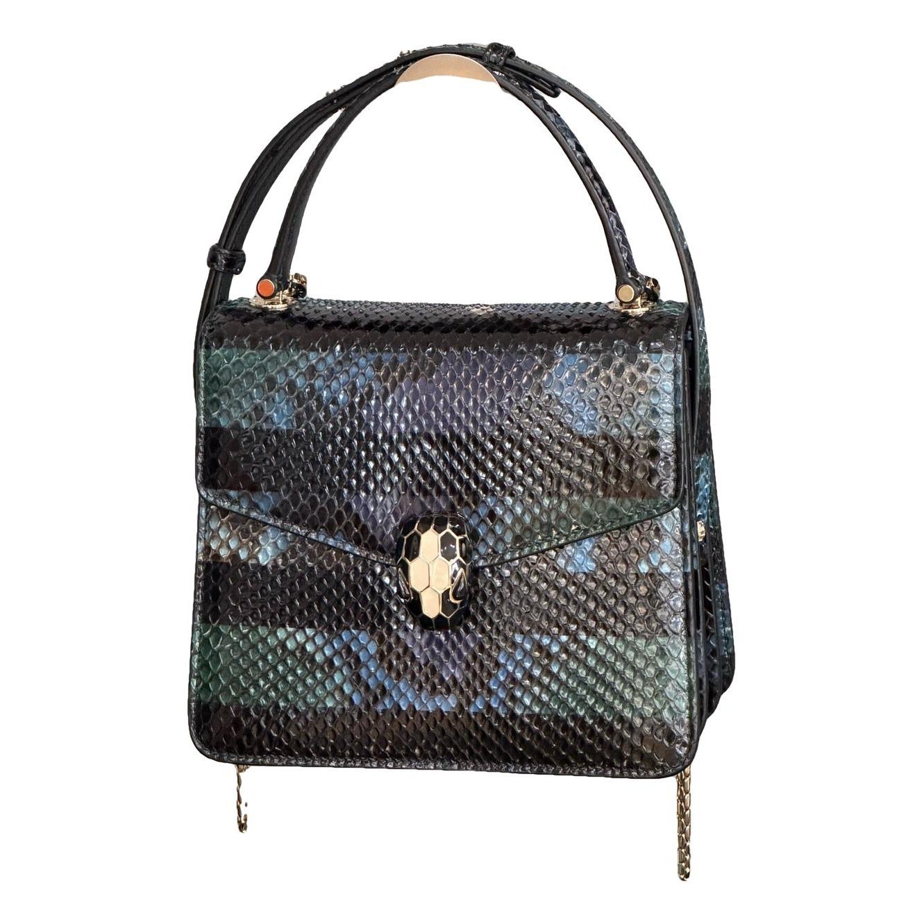 Serpenti leather handbag