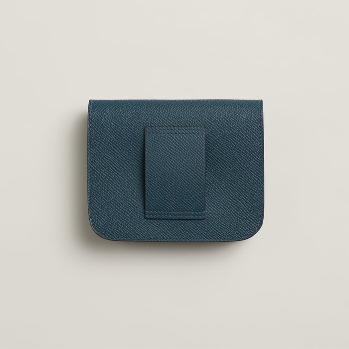Bleu De Prusse Constance Slim Wallet