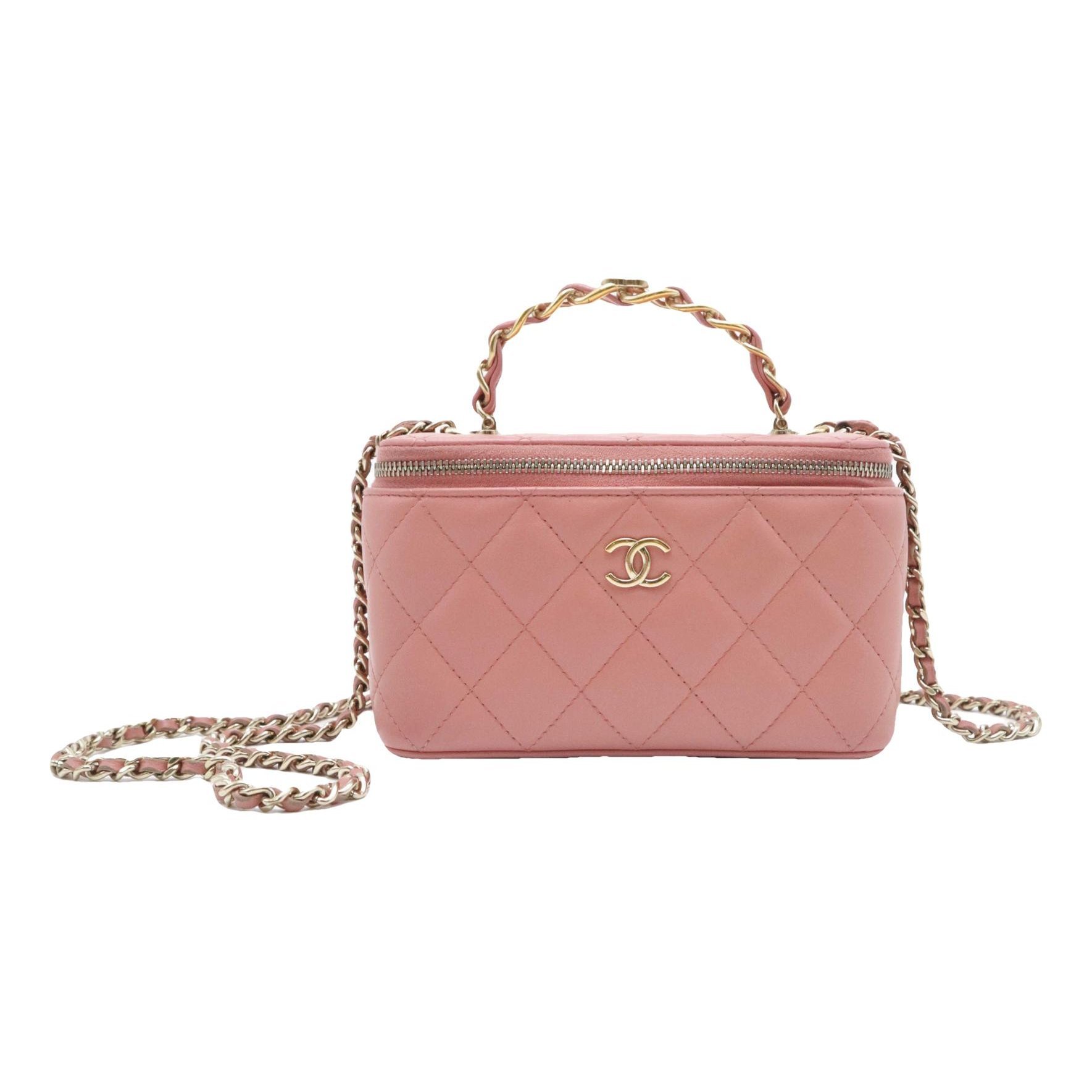 Trendy CC Vanity leather handbag