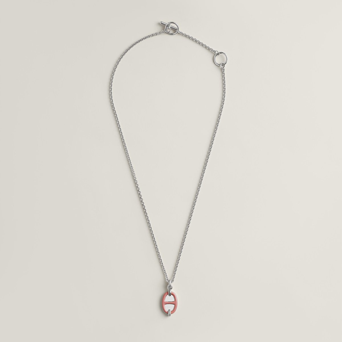 Rose Beauté Mini Maillon Pendant, Small Model