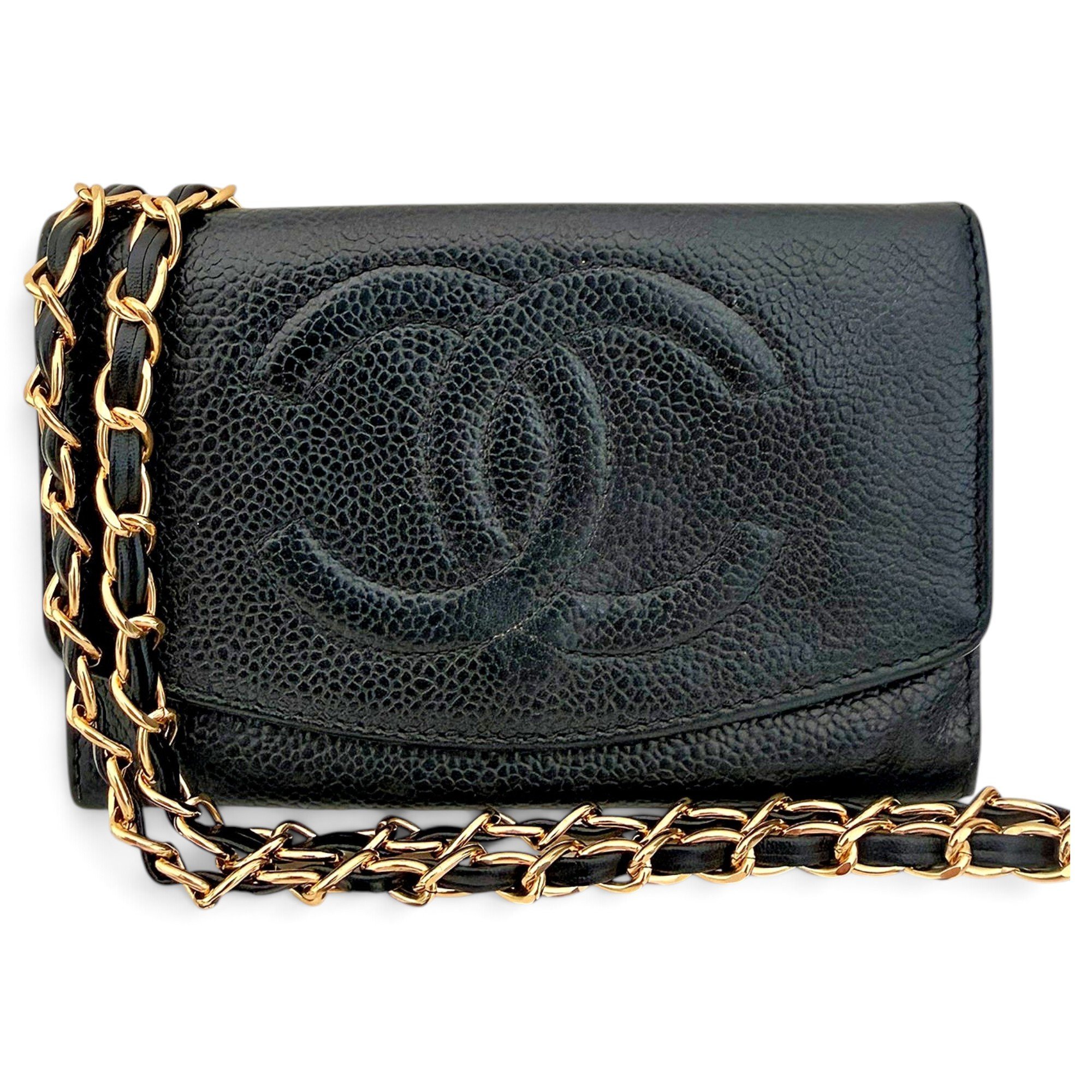 Wallet On Chain Timeless/Classique leather crossbody bag
