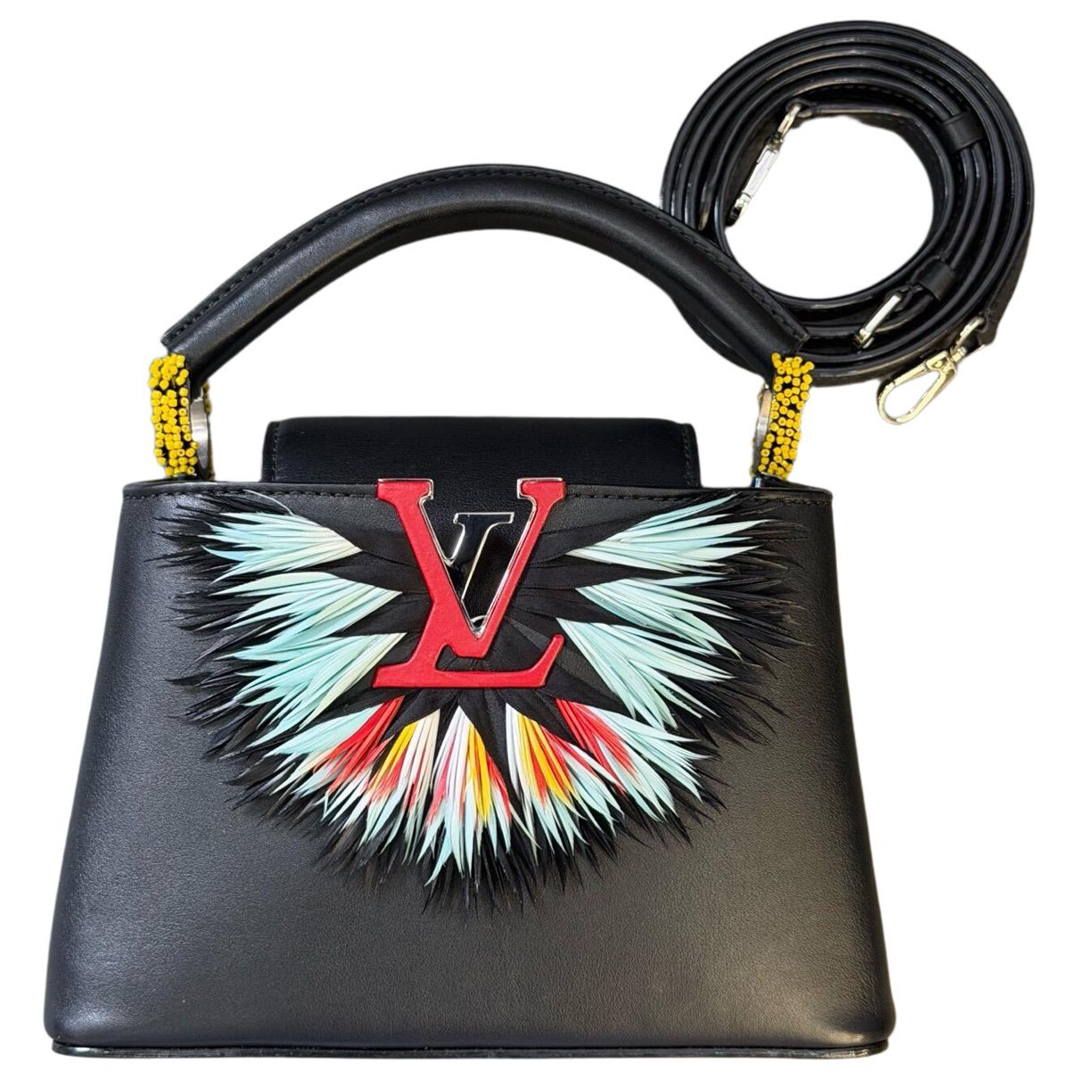 Capucines leather handbag