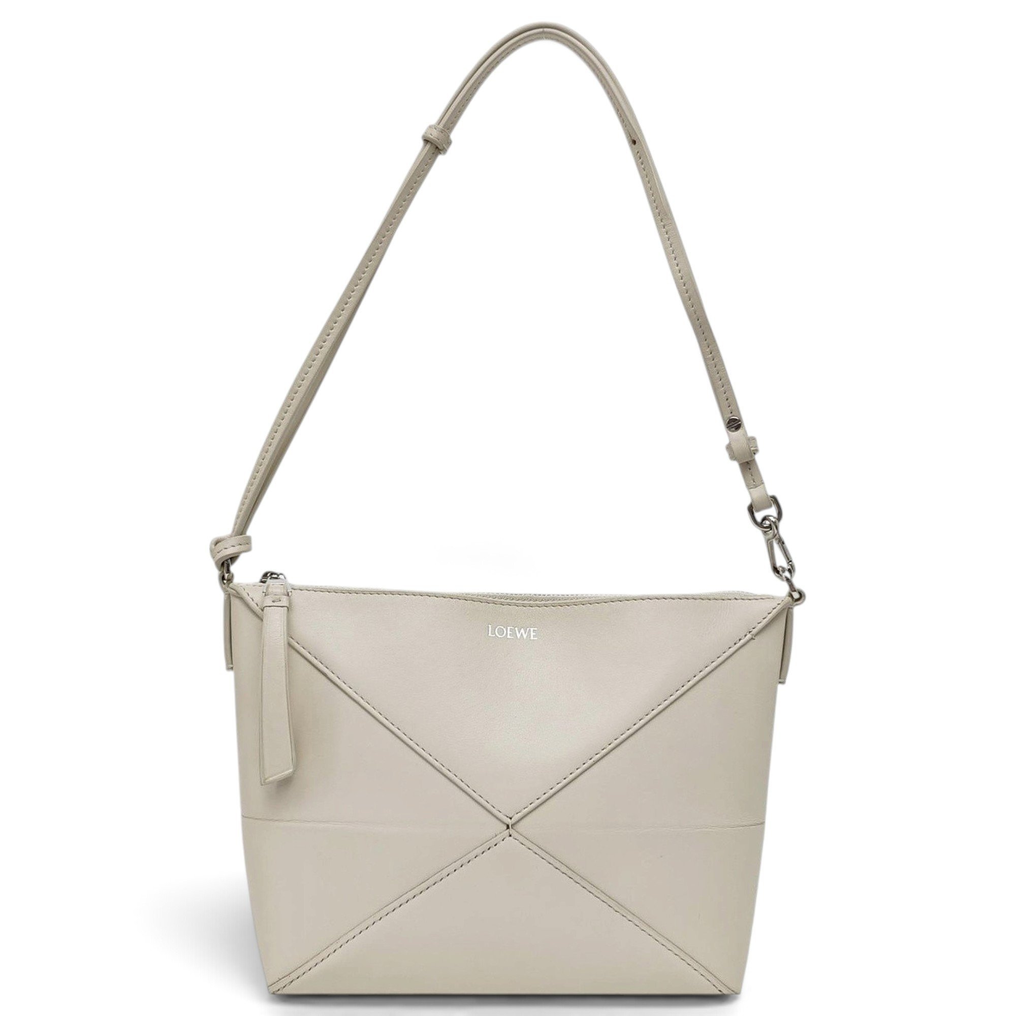 Puzzle Fold leather handbag