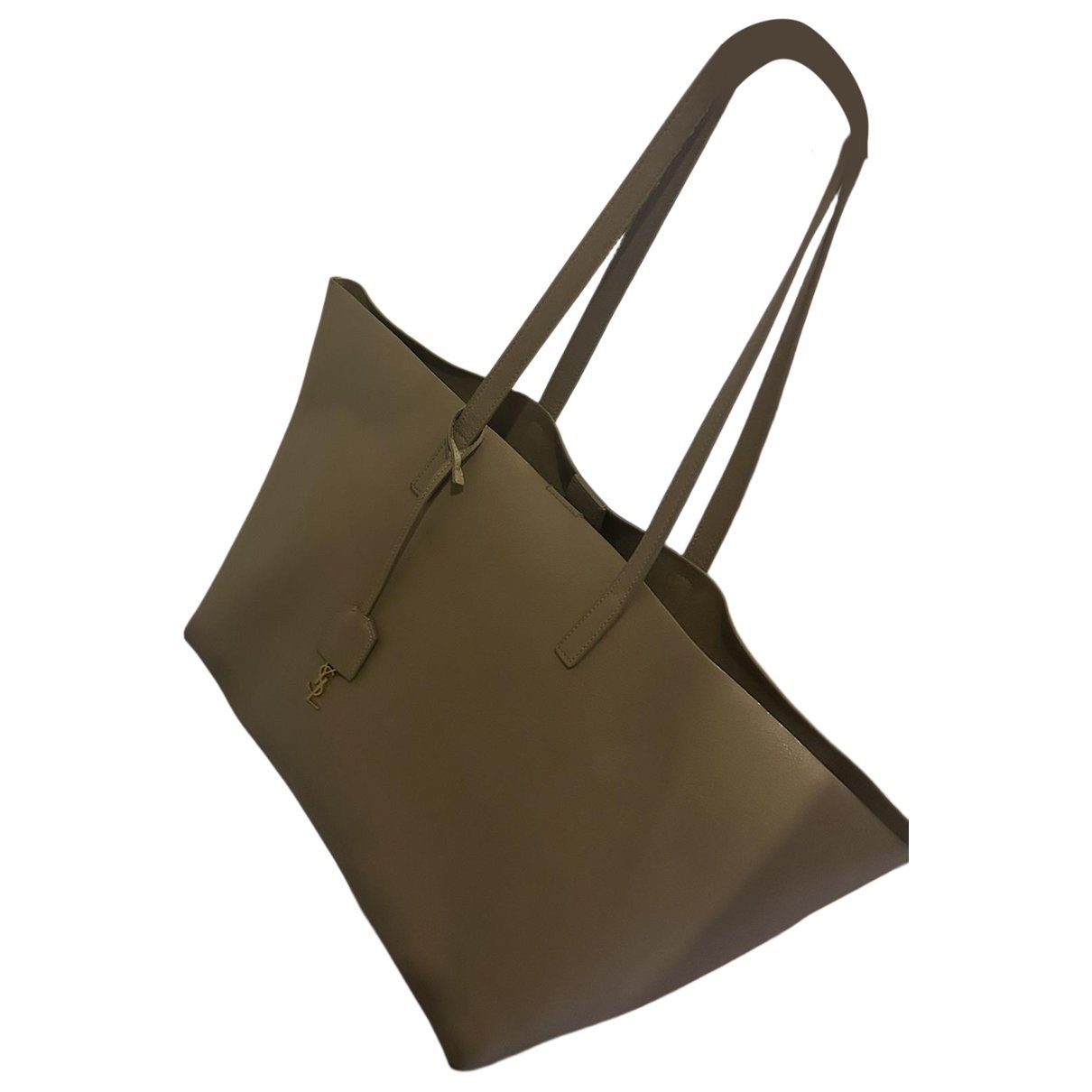 Shopping leather handbag