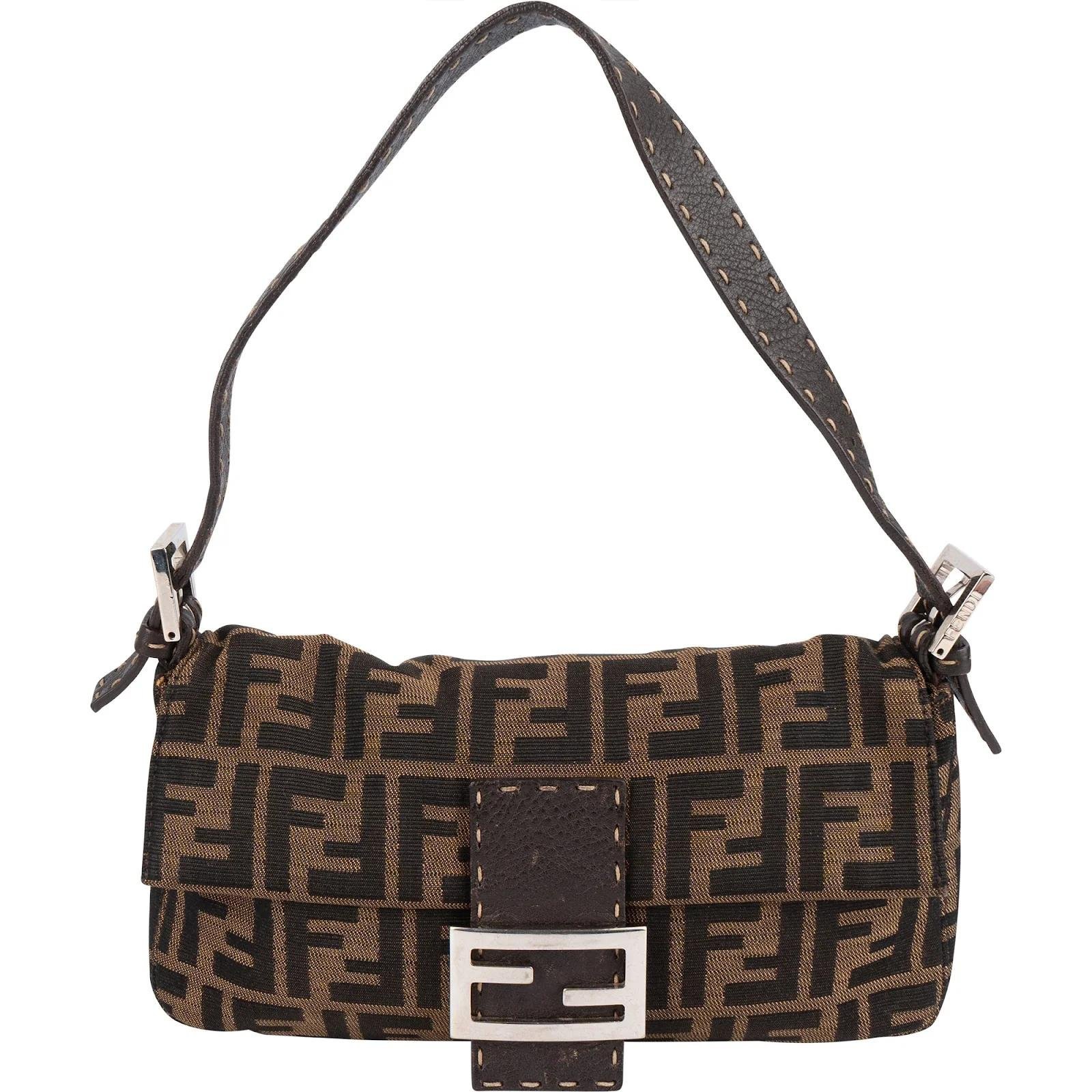 Baguette leather handbag