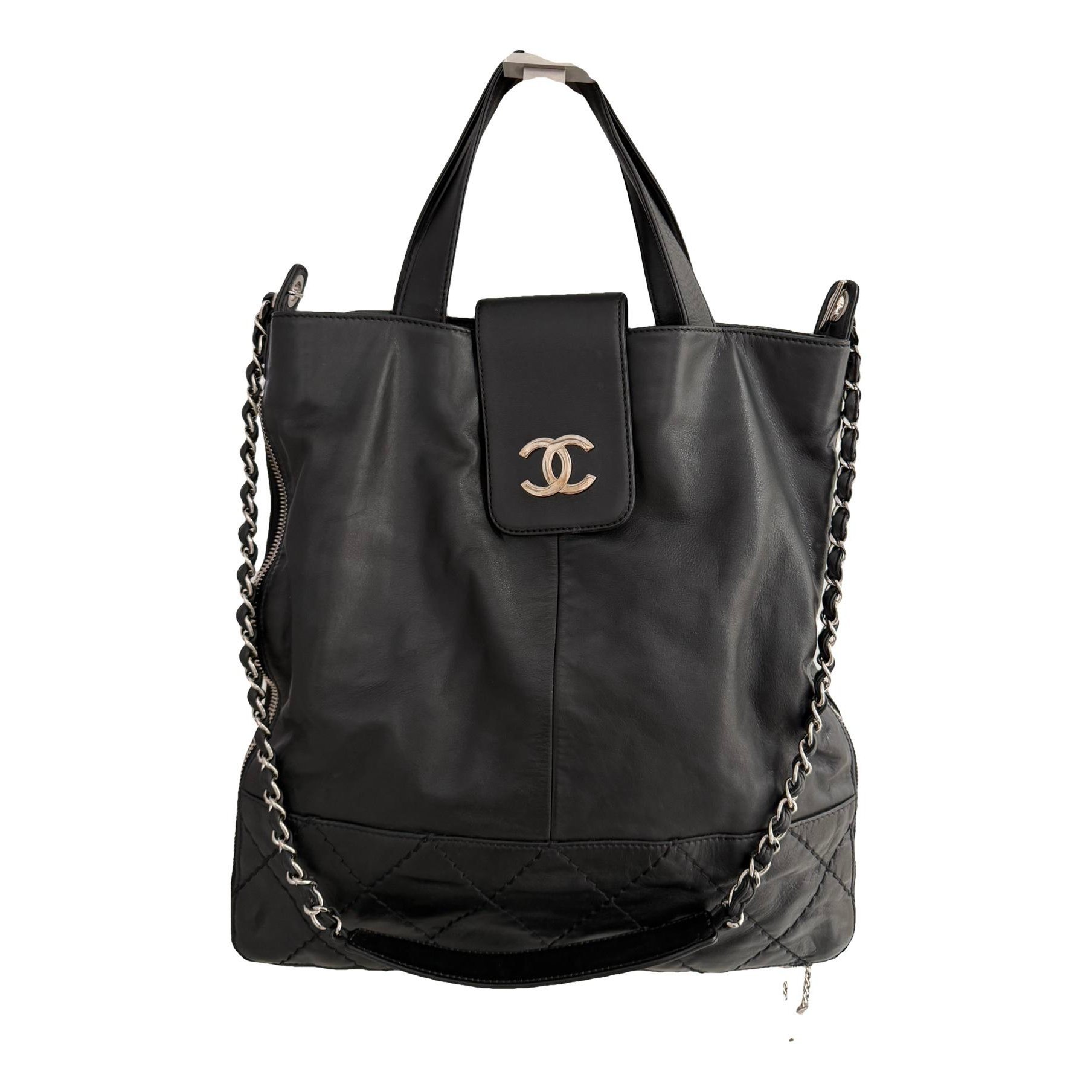 Leather tote