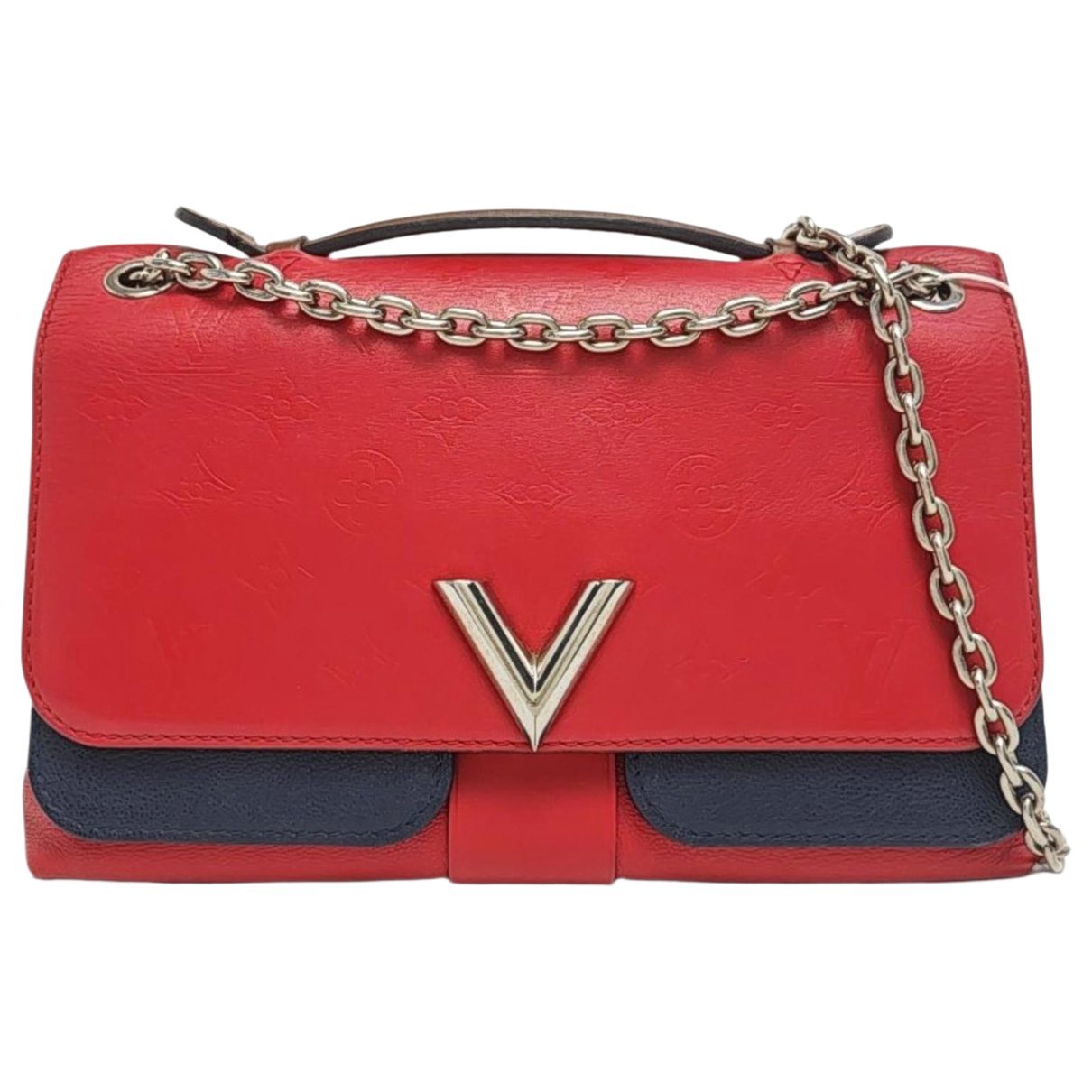One Handle very leather handbag
