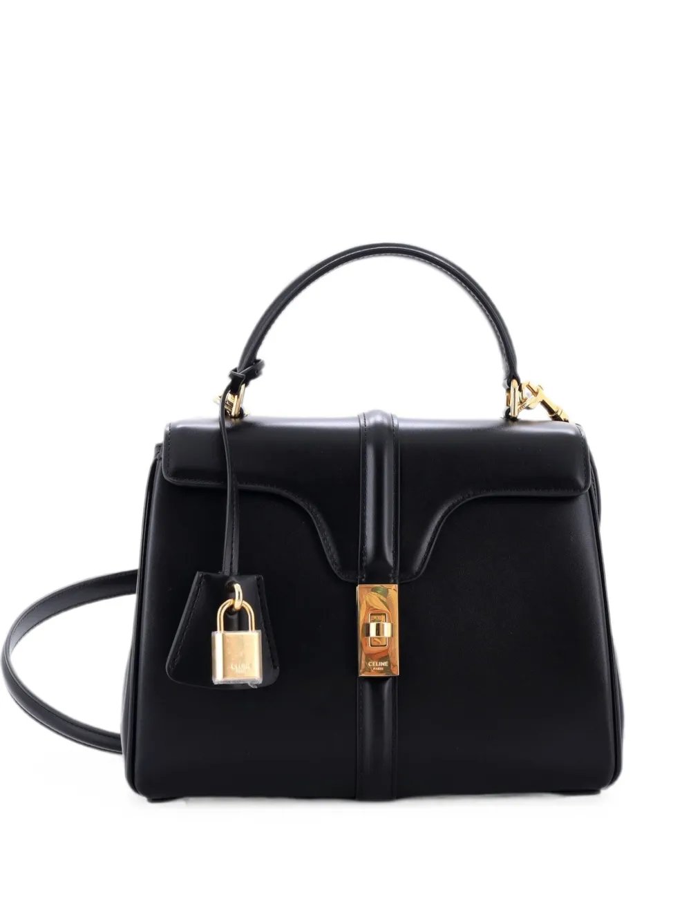 16 Top Handle Bag Smooth Calfskin Small satchel