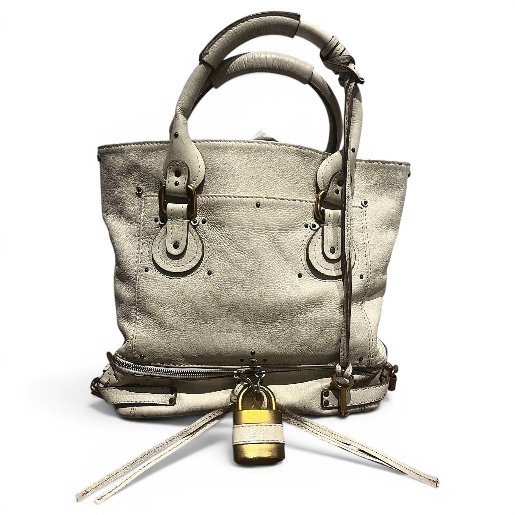 Paddington, Zip leather handbag