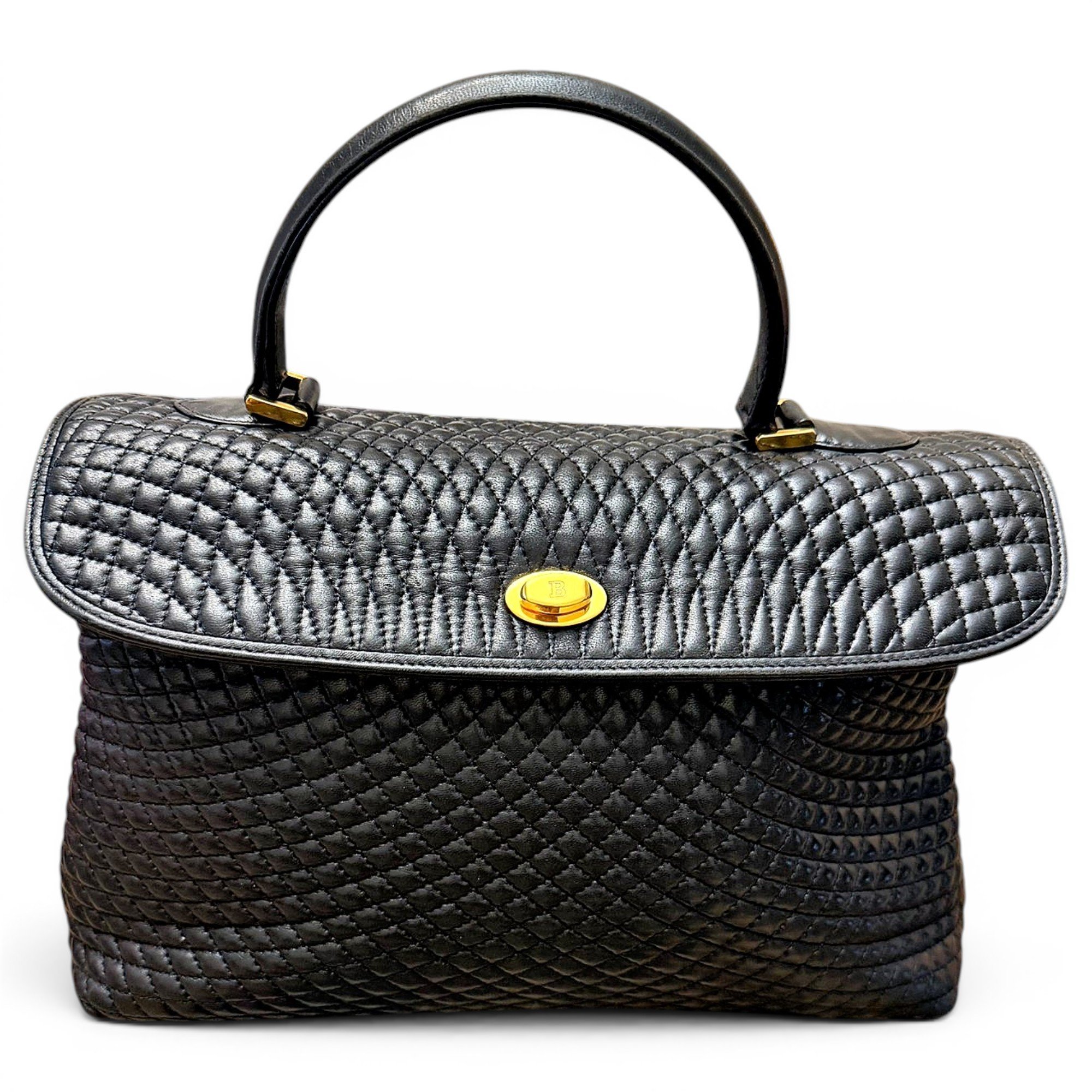 Leather clutch bag