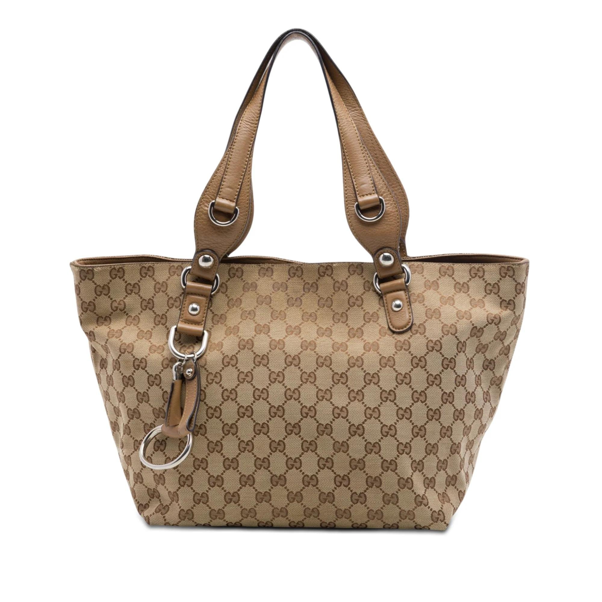 Gucci B leather tote