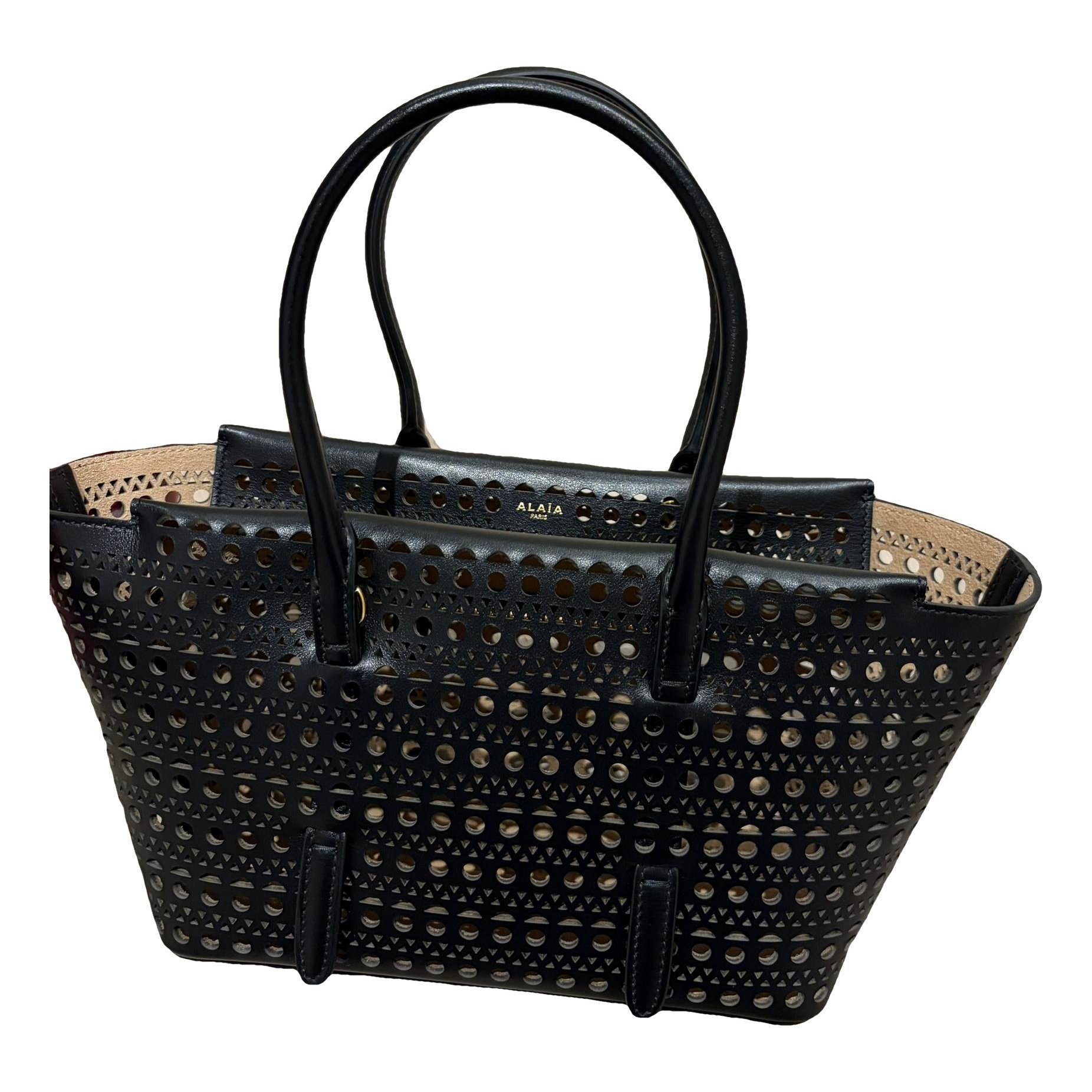 Mina leather tote