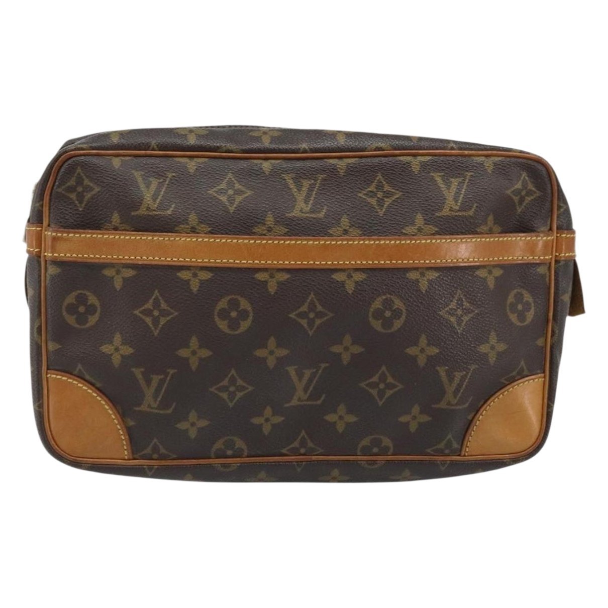 Leather clutch bag