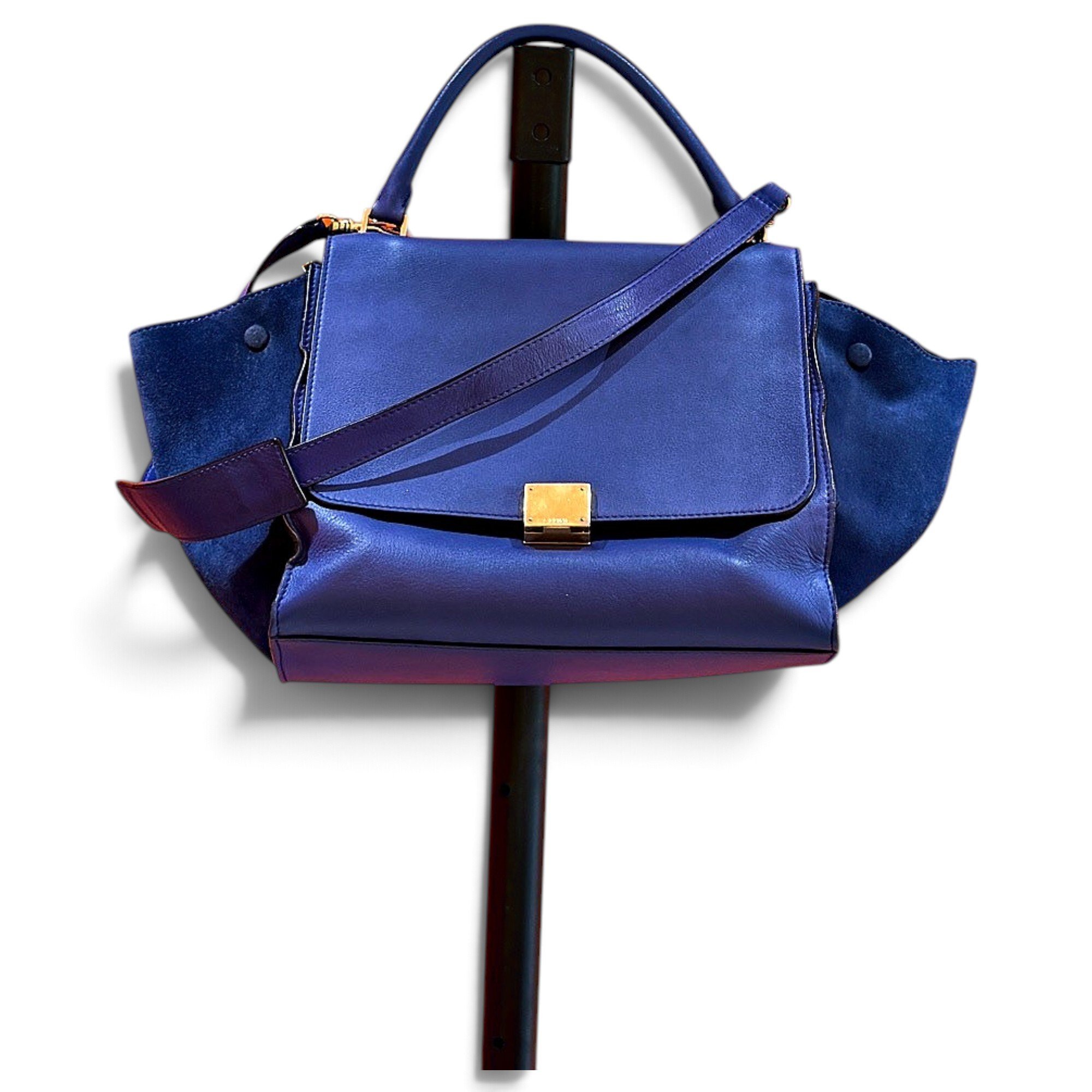Celine Trapèze leather handbag