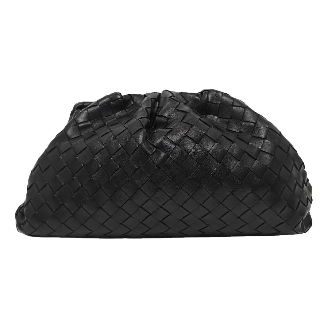Pouch leather handbag