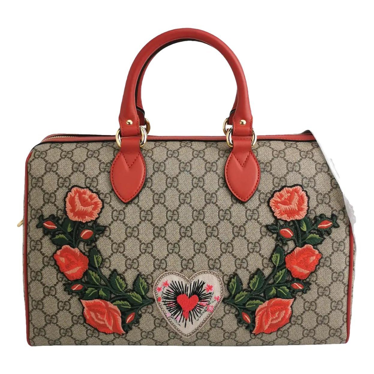Boston leather handbag
