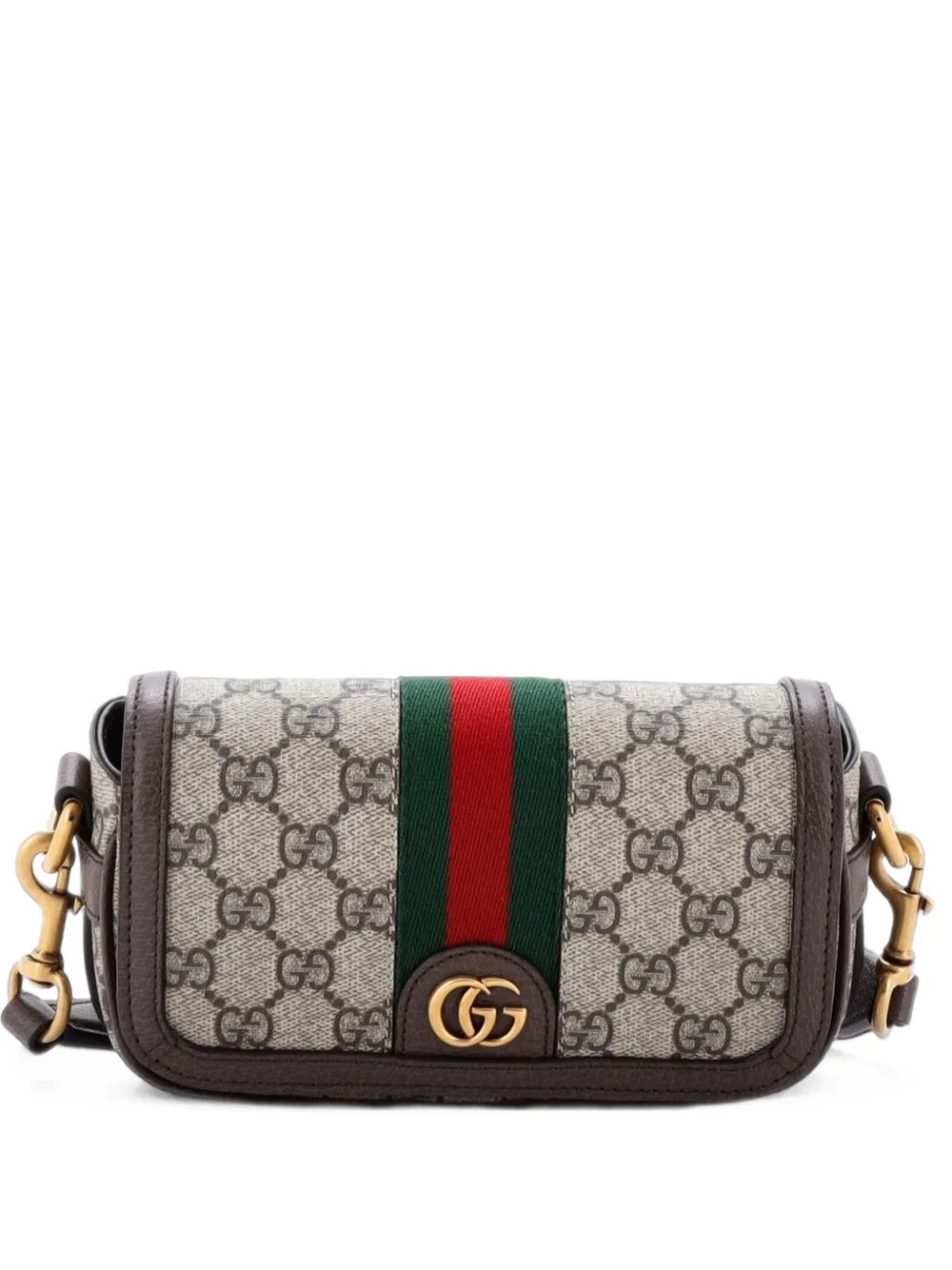 Ophidia Flap Convertible GG Coated Canvas Mini shoulder bag