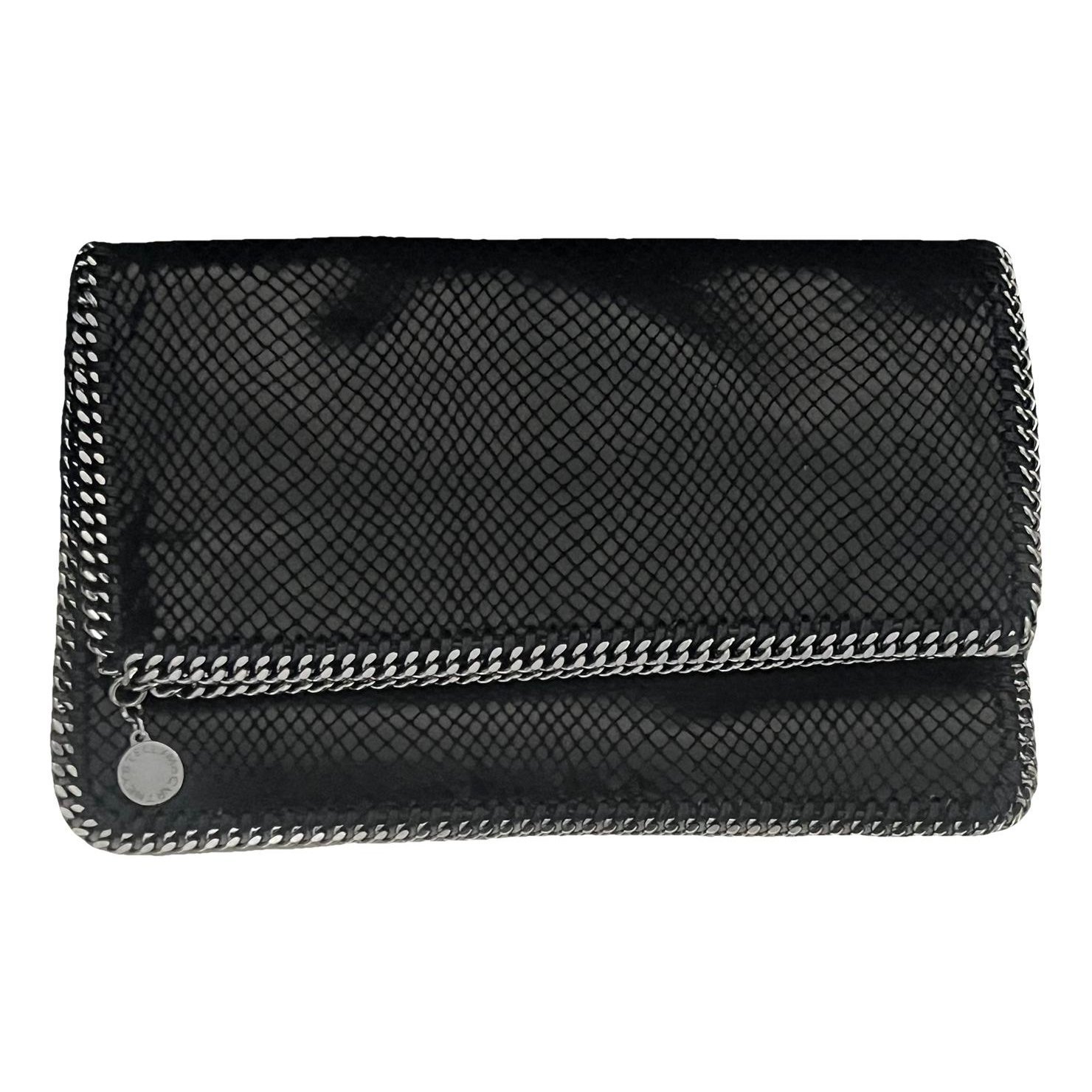 Falabella vegan leather clutch bag