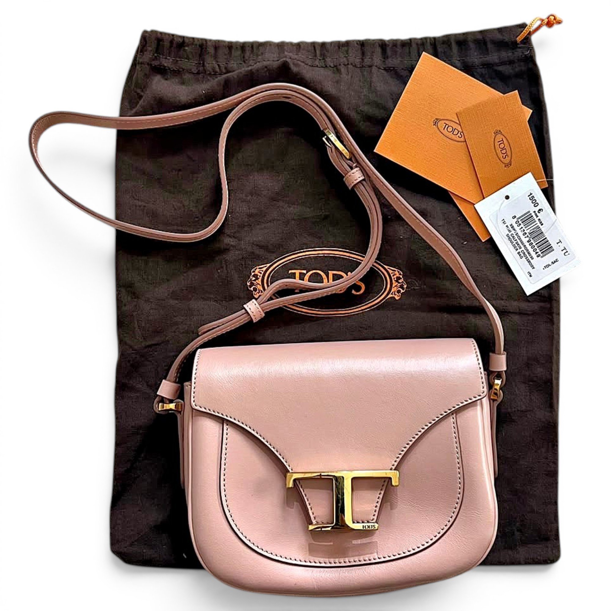 Leather crossbody bag