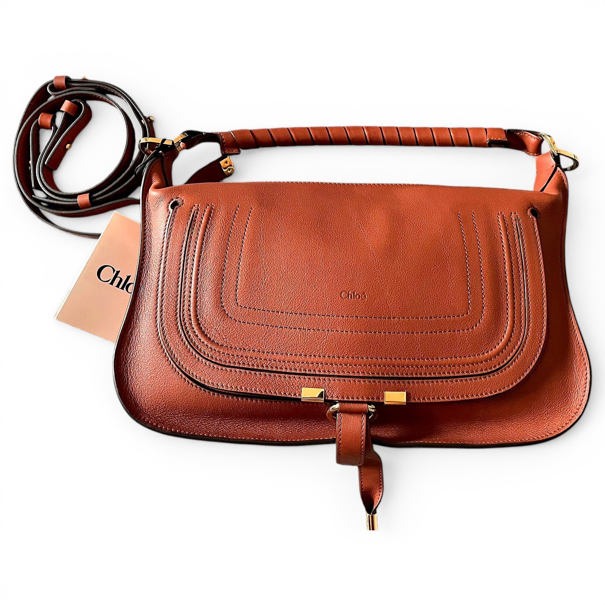 Marcie leather handbag