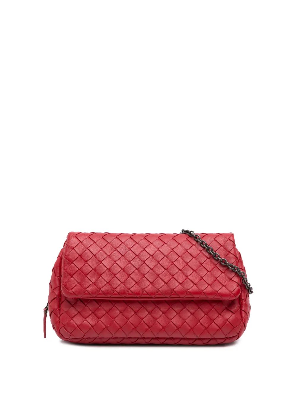 2012-2026 Mini Nappa Intrecciato Expandable Chain Flap crossbody bag