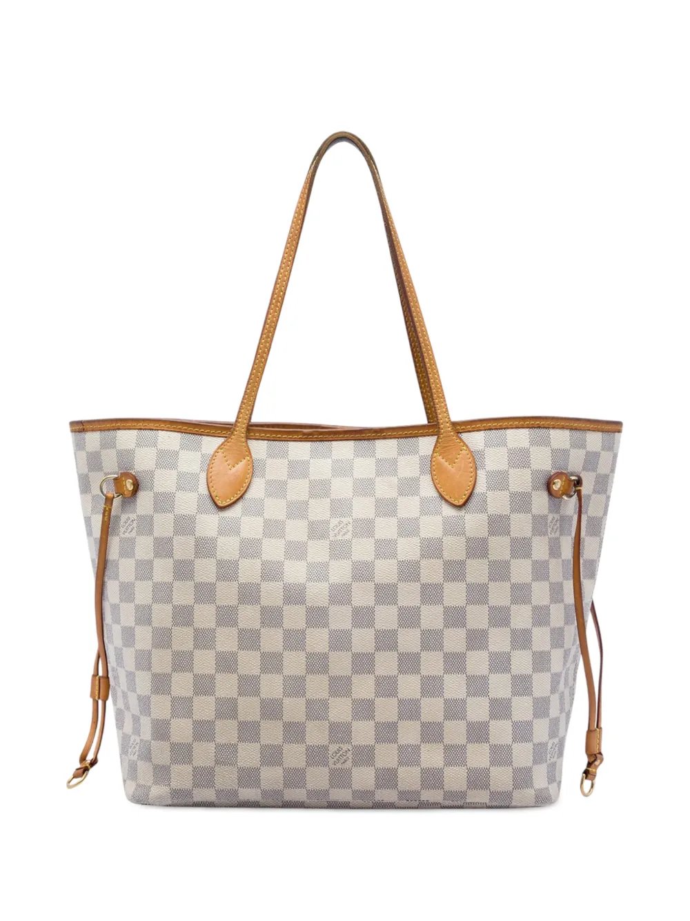 2012 Damier Azur Neverfull MM tote bag