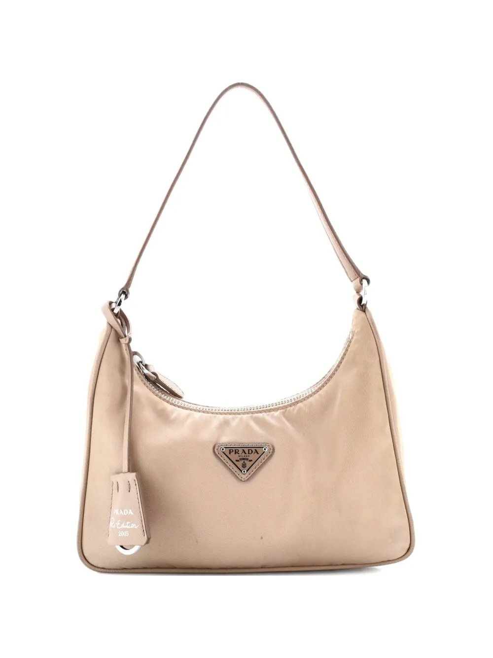Re-Edition 2005 Tessuto with Saffiano Leather Mini hobo bag