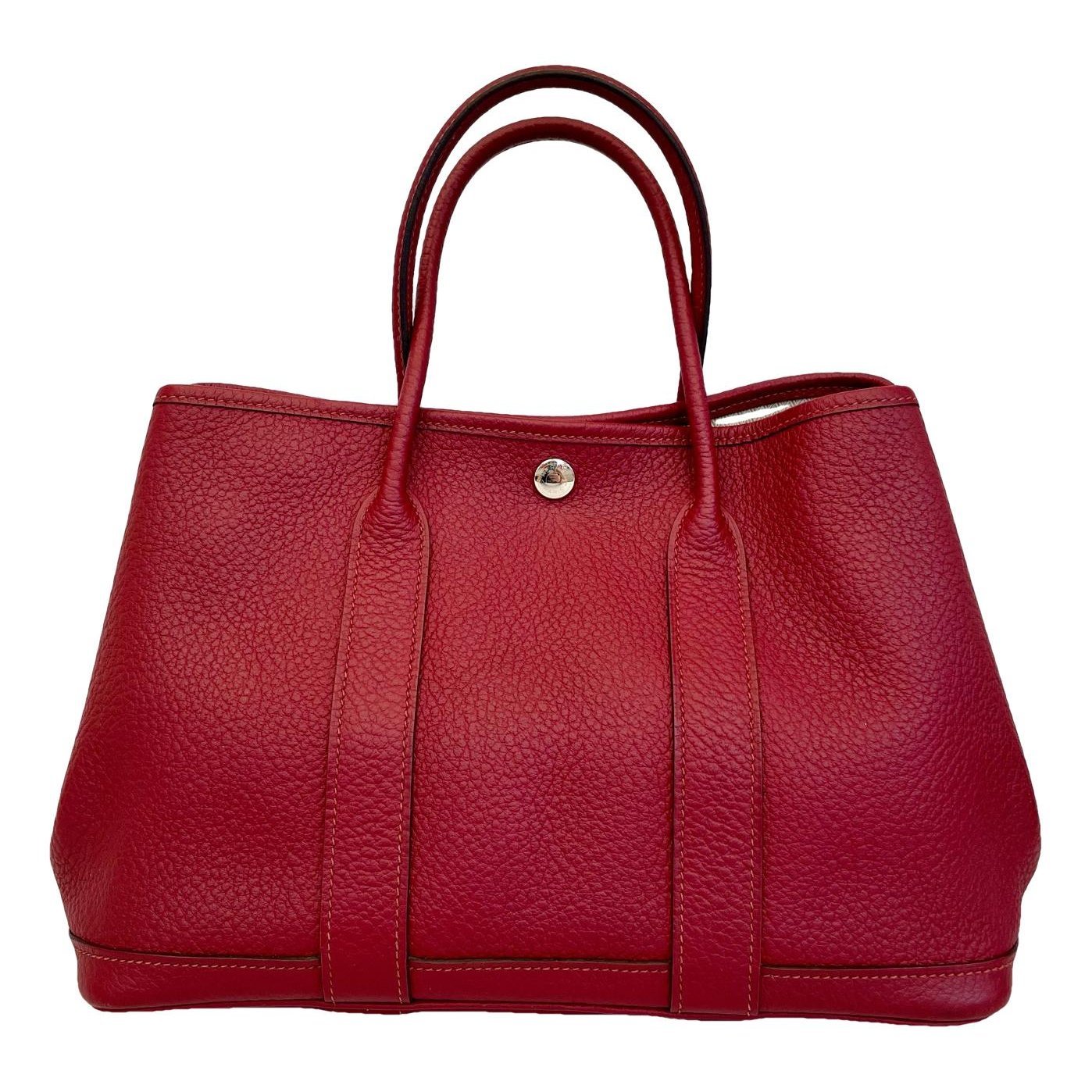 Garden Party leather handbag