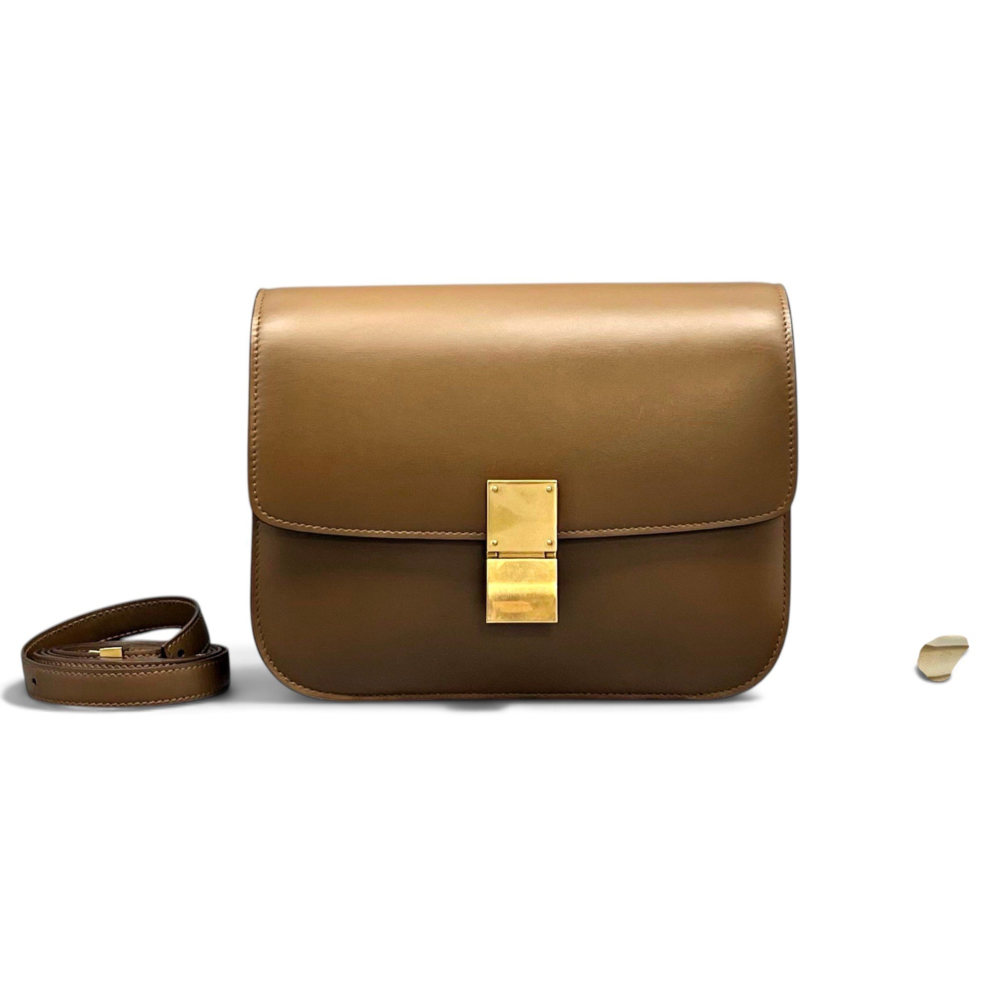 Classic leather handbag