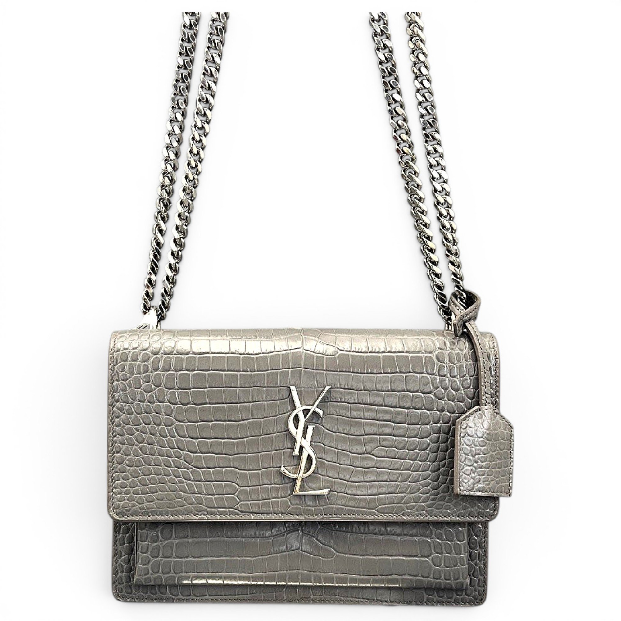 Sunset leather handbag