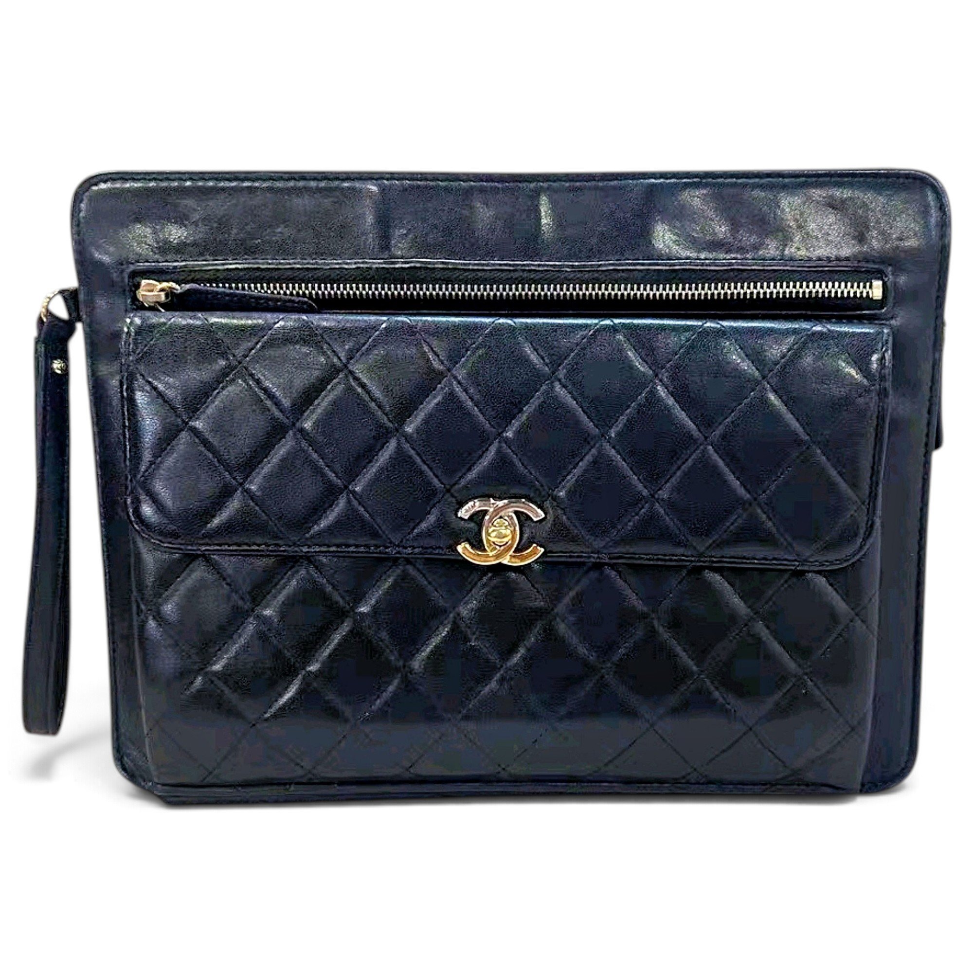 Timeless/Classique leather clutch bag